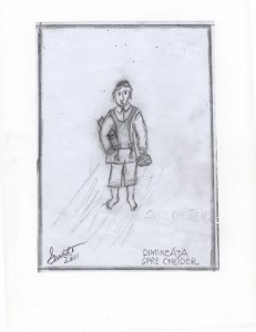 Avrum Adler, desen de Mihai Eisikovits