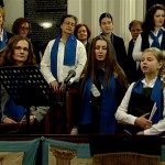 Surorile Hajni si Hanna Vari, impreuna cu Smaranda Munteanu canta Nerli in Templul Deportatilor din Cluj