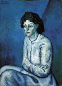 Pablo Picasso: Femeie şezând cu braţele încrucişate