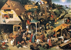 Bruegel-proverbe flamande