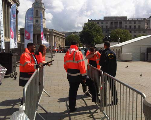 Securitate-la-Trafalgar-Squ