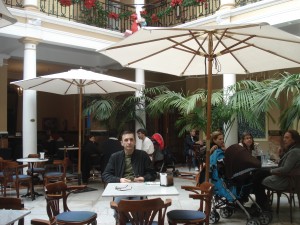 Cafenea in holul hotelului - Laguna