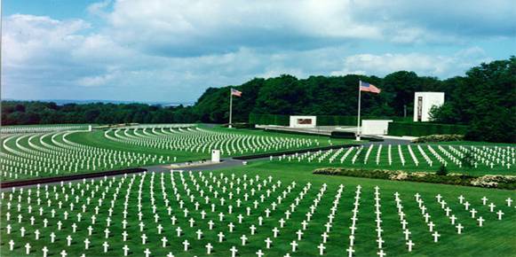 Cimitirul american de la Luxembourg, Luxembourg... 5.076 de soldati americani si-au dat viata