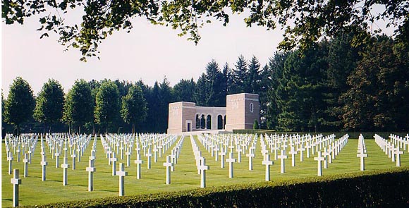 Cimitirul american din Oise-Aisne, Franta...6012 soldati americani care si-au pierdut viata