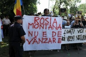 Manifestatie Rosia Montana