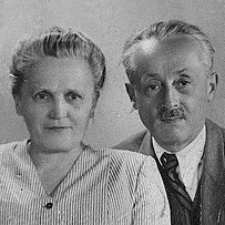 Erzi și Nandor Friedmann în 1945